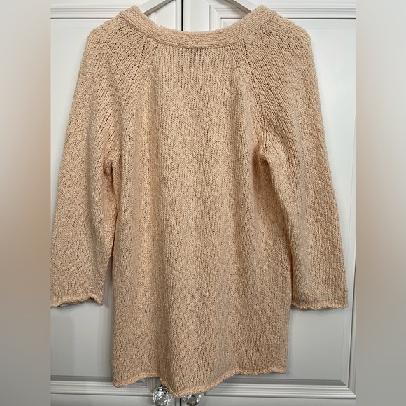 J.Jill  Women's XL Soft Pink Knit Scoop Neck Sweater - Picture 9 of 12